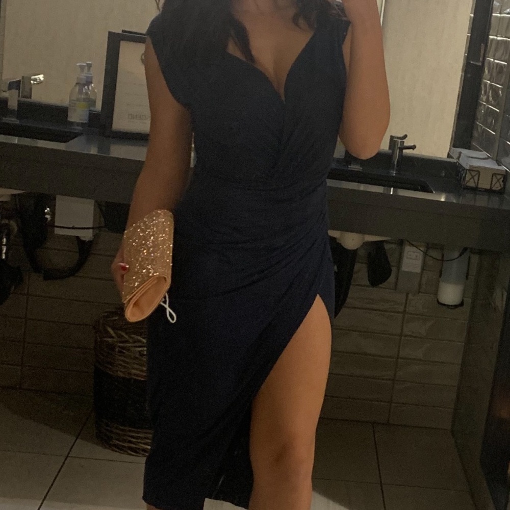 Navy blue dress